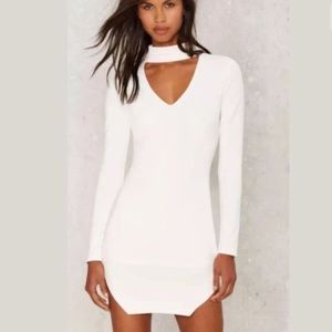 Dance & Marvel White Dress Nasty Gal Small